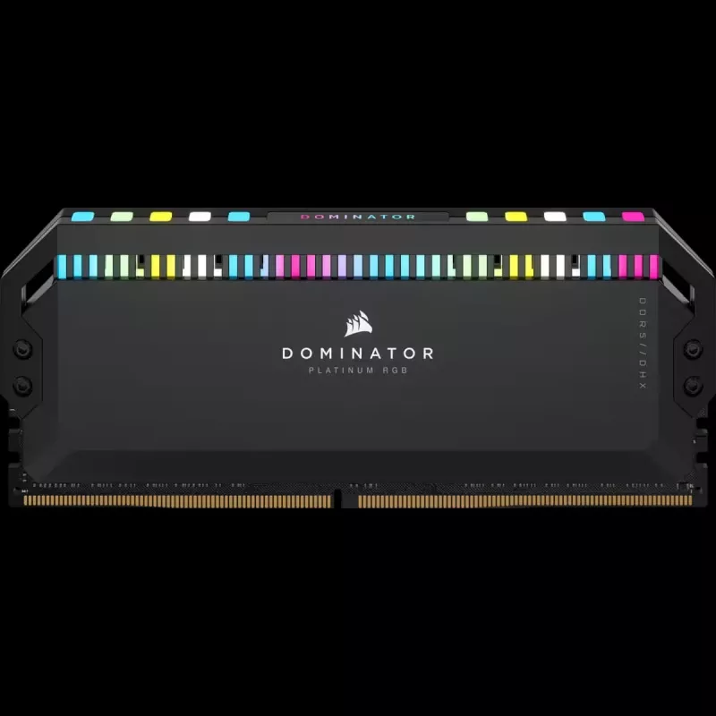 DIMM 32 GB DDR5-6400 (2x 16 GB) Dual-Kit, memória preta, CMT32GX5M2B6400C32, Dominator Platinum, INTEL XMP