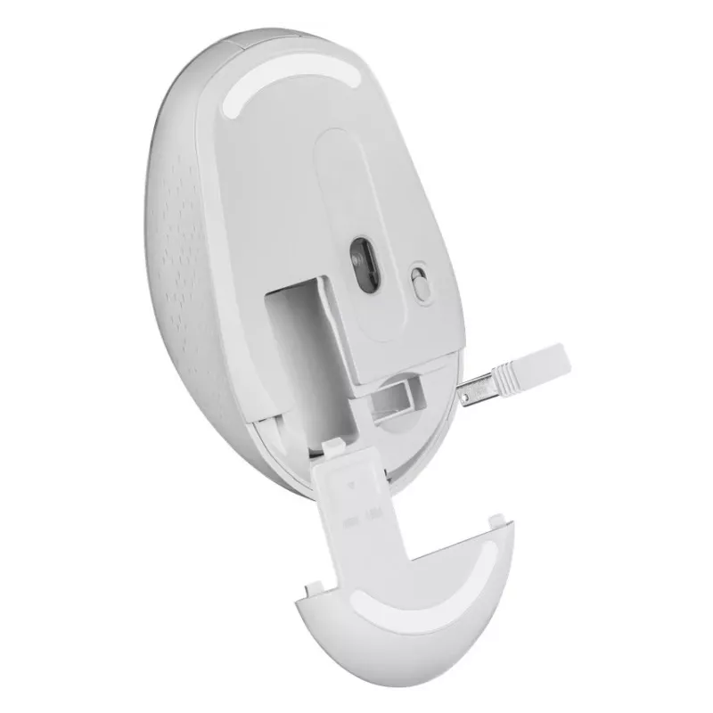 Rato sem fios com clique silencioso AURIS MB-027 800/1200/1600 DPI branco