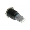 Lamptron LAMP-SW1616L-H botão / interruptor antivandalismo, 16 mm, Blackline, laranja