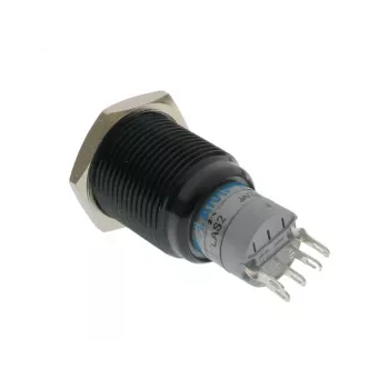 Peça para caixa de computador Lamptron LAMP-SW1616L-H — aço preto, diâmetro 1,9 cm