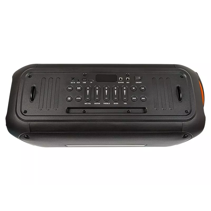 BLOW DJBOX 30-392# coluna Bluetooth 250 W com telecomando e microfone, USB, microSD, AUX, TWS, bateria integrada, preta