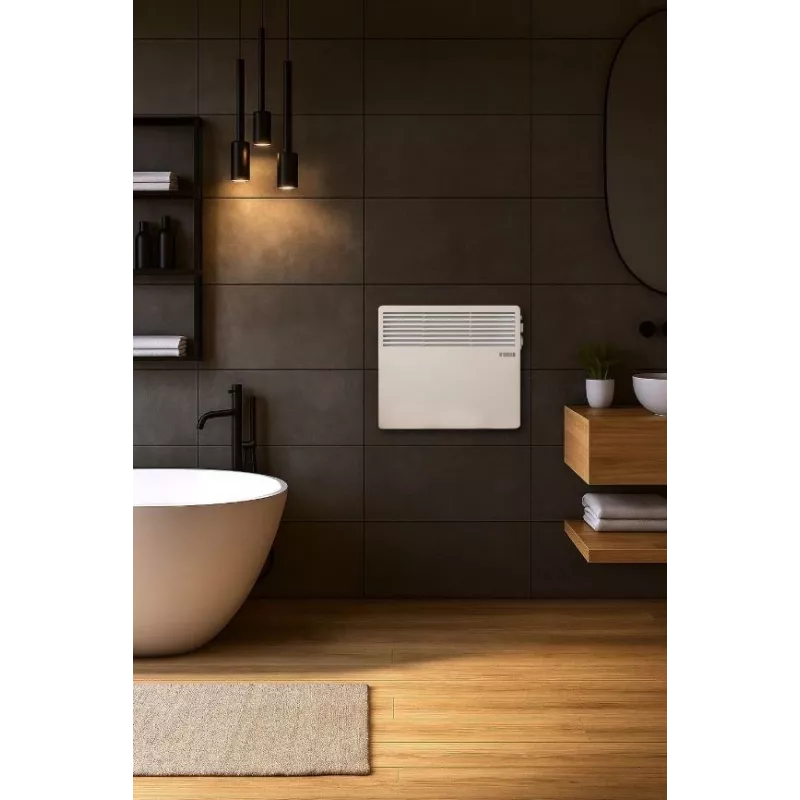 Aquecedor convector elétrico portátil de parede N'OVEEN 1000W com termostato CH3350