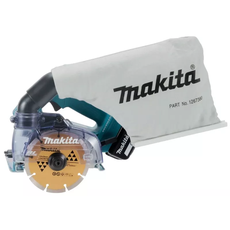 Serra circular manual Makita DCC500Z 12,5 cm verde