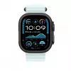 Apple 49mm Ice Azul Ocean pulseira – acabamento em titânio preto