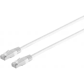 S/CONN Cat 6 S/FTP 0,5m cabo de rede branco Cat6 S/FTP S-STP