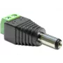 Adaptador de género de cabo DeLOCK 65396 DC 2,1 x 5,5 mm 2p preto verde
