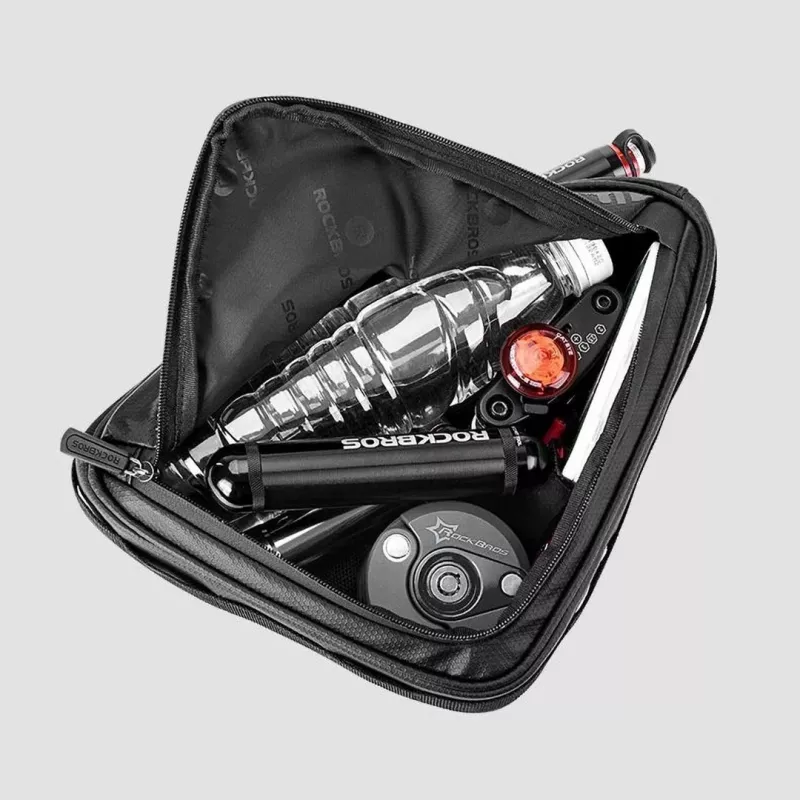 Rockbros B39-2 Bolsa de quadro de bicicleta impermeável, preta