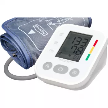 Medidor de tensão arterial de braço PC-BMG 3121 branco
