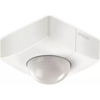 Sensor PIR de teto Steinel IS 3360 COM1 — com fios, AC 220–240 V, 2000 W, branco, 95×95×65 mm
