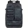 Mochila Rivacase Sherwood camuflagem, azul-marinho poliéster, poliuretano
