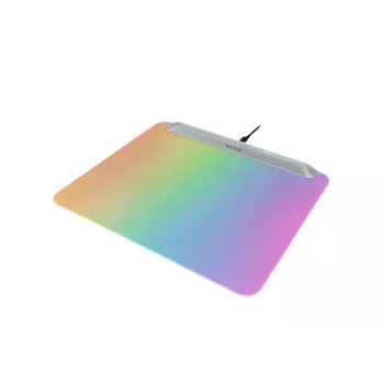 Tapete de rato gaming Razer Firefly V2 Pro White – retroiluminação RGB, alimentação USB, base antiderrapante