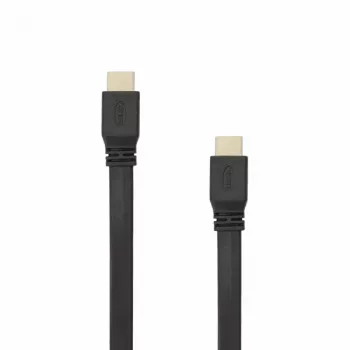Cabo HDMI-HDMI 1.4 plano Sbox M/M 1,5 m HDMI-FLAT-15B preto