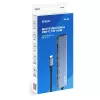 Hub USB Type-C SAVIO AK-82 com HDMI, MicroSD, USB 3.2 Gen1, PD pass-through, 4K@30Hz, 5000 Mbit/s, preto