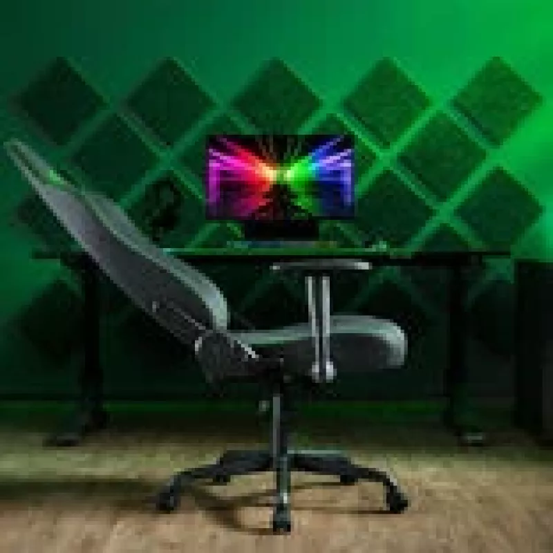Cadeira gaming Razer Iskur V2 X Fabric preto – design ergonómico, apoio lombar, revestimento em tecido