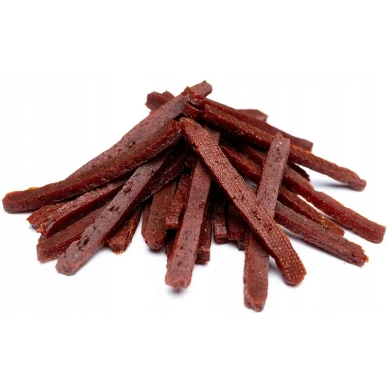 Hilton Tiras de coelho snack para cães 500 g — guloseimas dietéticas de carne de coelho, saco de 500 g, 30% de proteína, 3% de gordura