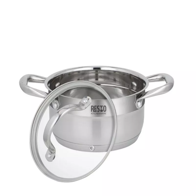Panela redonda de aço inoxidável Resto Kitchenware Libra 1,9 L