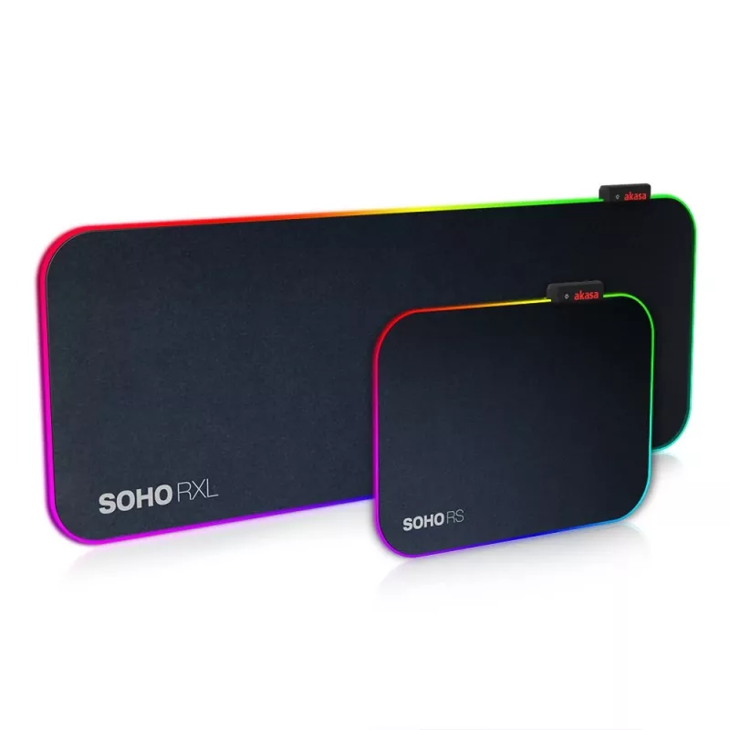 Tapete de rato Akasa SOHO R Gaming preto