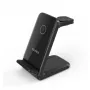 Choetech T608-FB base de carregamento sem fios 3 em 1, 15 W, preto