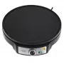 Adler AD 3093 Máquina de crepes elétrica 2 em 1 de dupla face, 1600 W, Preto