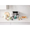 Máquina de café expresso Ninja ES701EU – café/expresso semiautomático, moinho integrado, depósito de água 2 l, 1650 W, 25 níveis de moagem, recipiente de leite, bomba de 14 bar