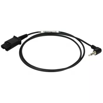 Cabo de áudio Plusonic QD-3,5 mm jack modelo 100-012-P — conector jack 3,5 mm