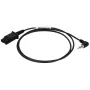 Cabo de áudio Plusonic QD-3,5 mm jack modelo 100-012-P — conector jack 3,5 mm