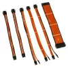 Conjunto de extensão de cabos Kolink Core Adept laranja