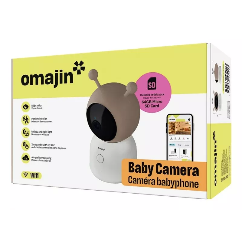 Câmara omajin by Netatmo OBC-01-EU Wi-Fi ângulo de visão de 110°