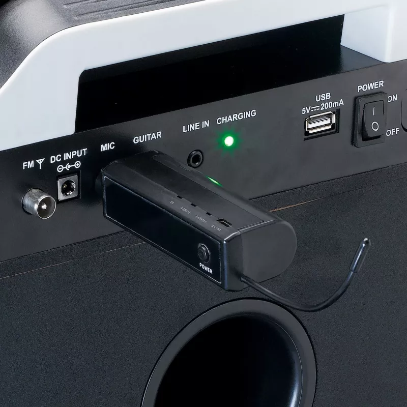 Microfone de palco Lenco MCW-011BK