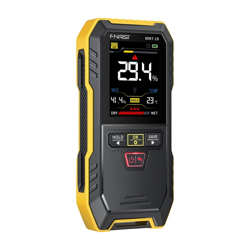 Medidor de humidade Fnirsi WMT-10 higrómetro digital de alta precisão