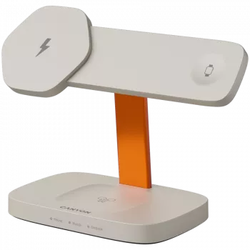 Canyon WCS-310 - Hexagon 310 - 3em1 - estação de carregamento sem fios Qi para 3 dispositivos em simultâneo