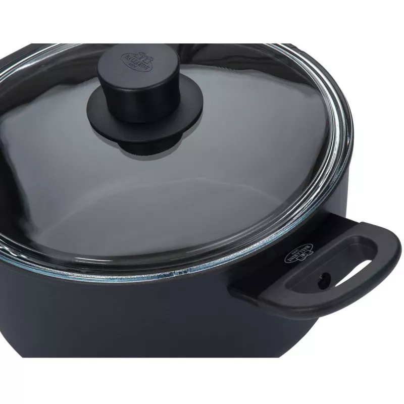 Panela BALLARINI 75002-920-0 redonda preta alumínio 20 cm