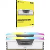 DIMM 64 GB DDR5-6000 2x 32 GB dual kit branco CMH64GX5M2B6000C30W Vengeance RGB INTEL XMP