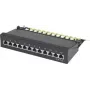 Patch panel Renkforce 12 portas CAT6, rack 1U, modelo 001485575