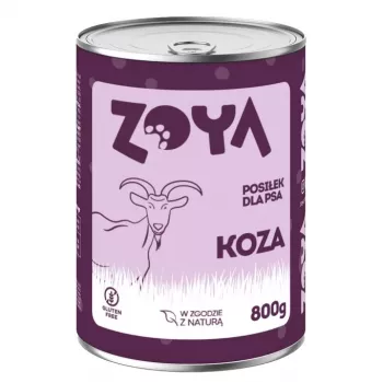 Comida húmida para cães ZOYA Cabra 800 g lata – alimento completo para cães adultos com carne de cabra