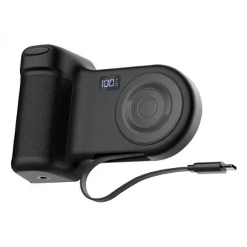 Suporte ativo para telefone Belkin Stage PowerGrip para telemóveis — Charcoal, 9300 mAh