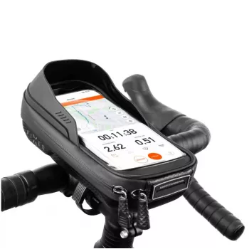 Bolsa para telemóvel de bicicleta FIXED FIXBIB2-BK — para smartphones até 6,8