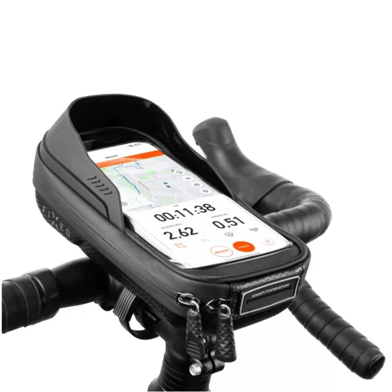 Bolsa para telemóvel de bicicleta FIXED FIXBIB2-BK — para smartphones até 6,8