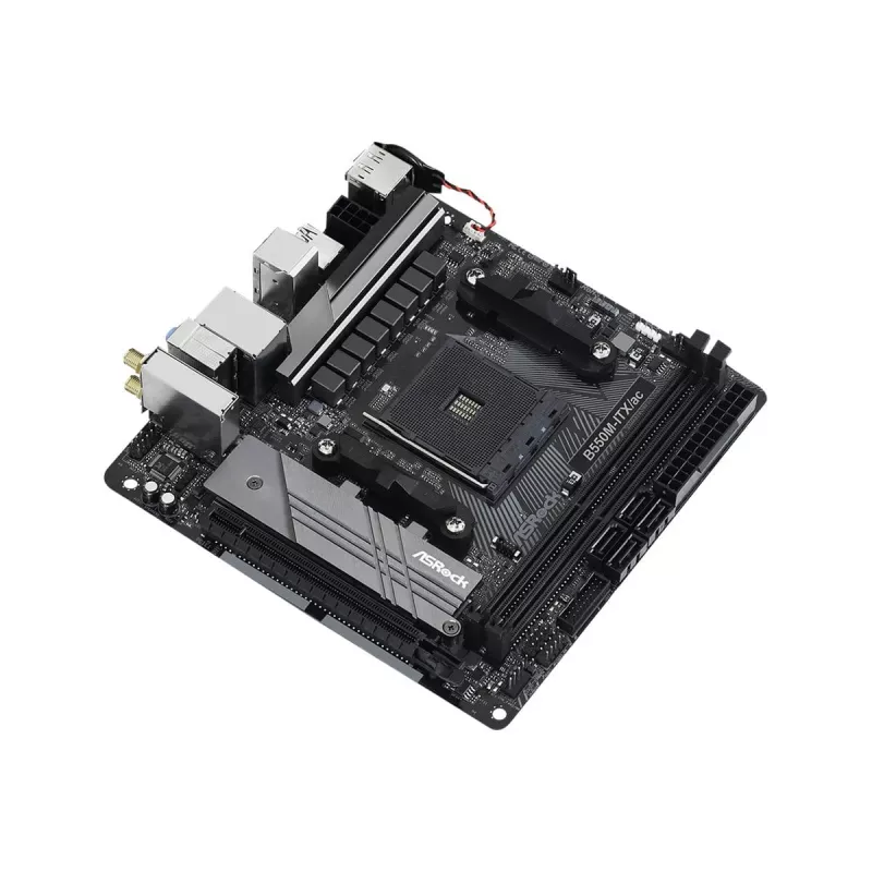 Placa-mãe ASRock B550M-ITX/ac AMD B550 Socket AM4 Mini ITX