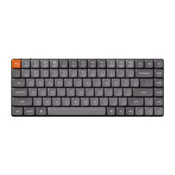 Teclado Keychron K3 Pro universal USB + Bluetooth QWERTY preto cinzento vermelho