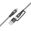 Cabo USB-A para C TB AKTBXKUCTOA120B 1,2 m, preto