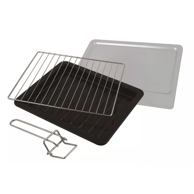 Mini-forno ESPERANZA EKO008N – 20 L, 1280–1300 W, até 230 °C, temporizador de 60 minutos, botões rotativos, porta de vidro, independente