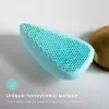 Escova de limpeza facial Homedics FAC-350-EUA Honeycomb Silicon, cabeça de silicone em favo para limpeza suave