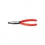 Alicate de ponta chata Knipex comprimento total 140 mm haste preta cobertura de cabeça esférica