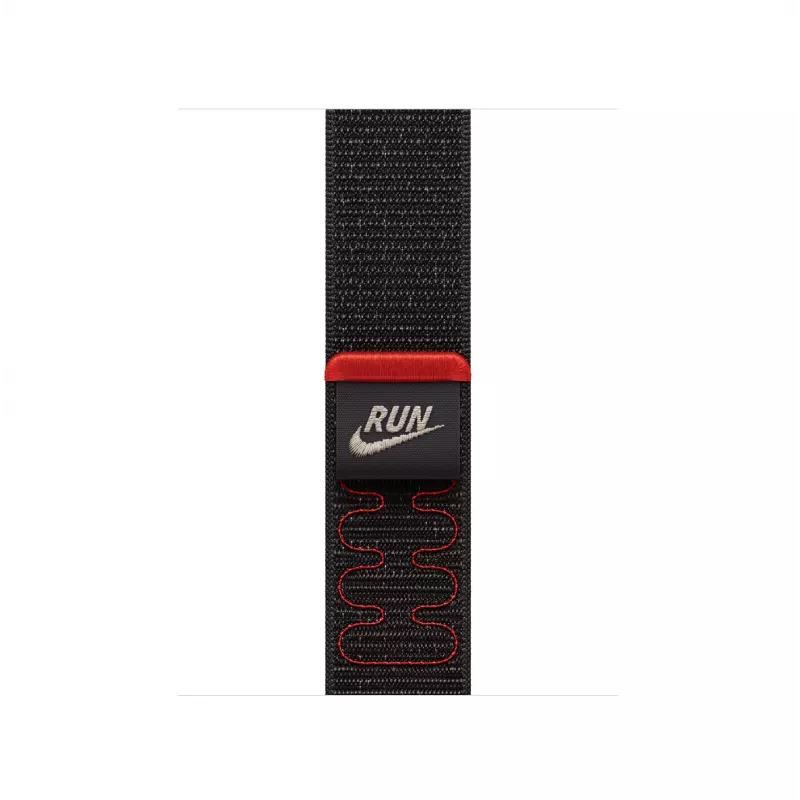 Bracelete Apple Nike Sport Loop preto nylon, poliéster reciclado, spandex
