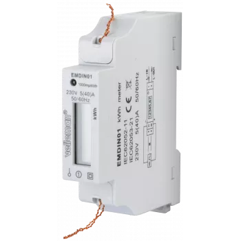 VE EMDIN01 - Contador de energia monofásico com ecrã LCD (EMDIN01)