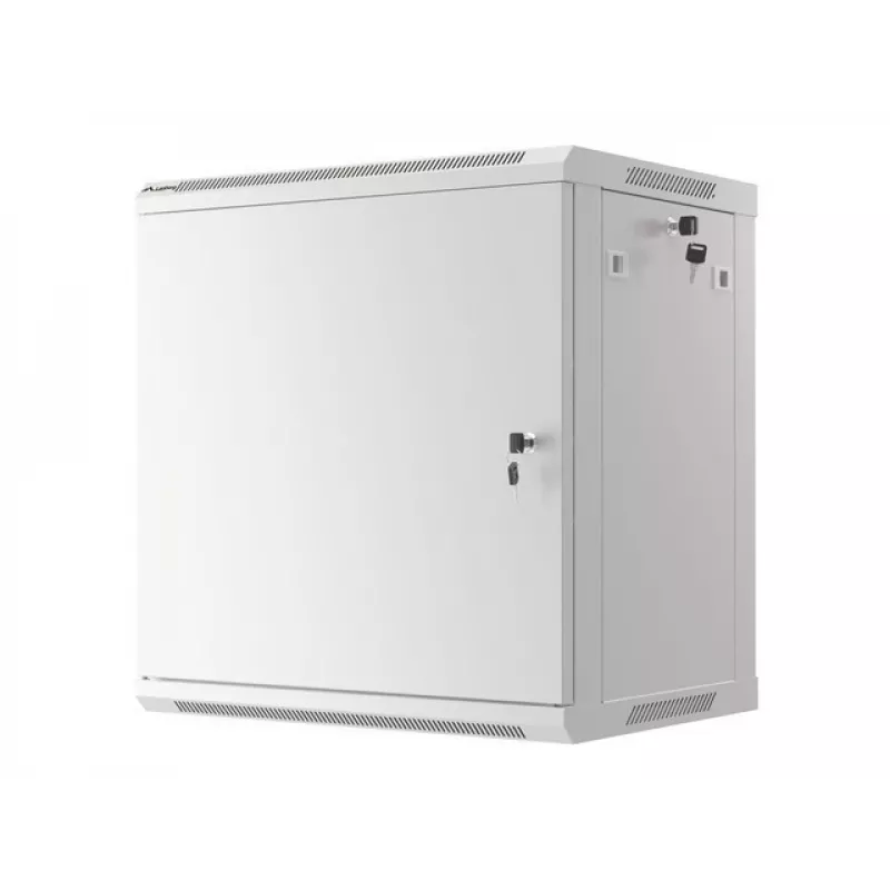Armário rack Lanberg WF01-6412-00S 12U rack de parede cinzento