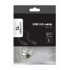 Cabo de dados USB Gembird USB A para USB C 1 m, USB 3.2 Gen 1, branco