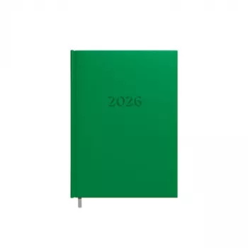 Caderno de planeamento Buroodisain 241728-003 A5 verde 2026 – planner datado, formato A5, anual 2026