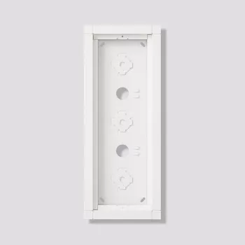 Siedle caixa de sobrepor GA 612-3/1-01 W branco (210012248-00)